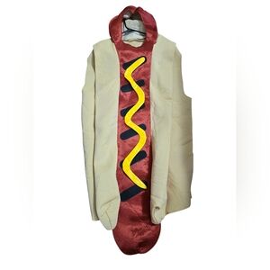 Hot Dog Costume with Mustard Detail